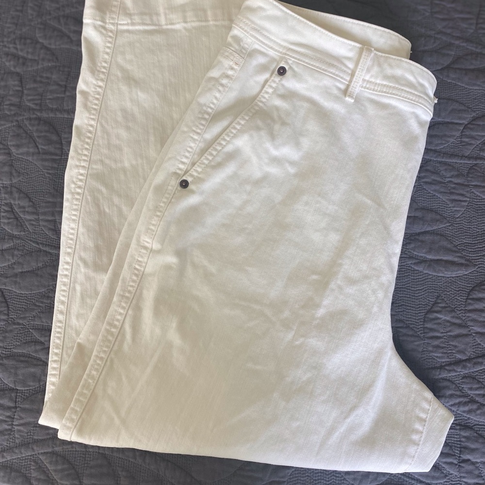 Gap Barrel High Rise Khaki Jeans 14